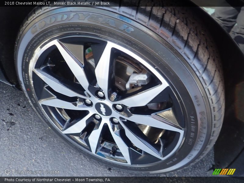 Mosaic Black Metallic / Jet Black 2018 Chevrolet Malibu LT