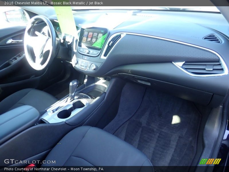 Mosaic Black Metallic / Jet Black 2018 Chevrolet Malibu LT