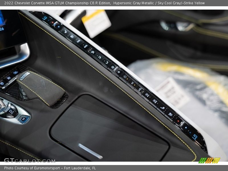 Controls of 2022 Corvette IMSA GTLM Championship C8.R Edition