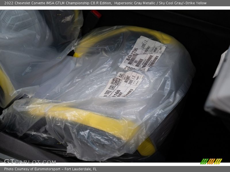 Hypersonic Gray Metallic / Sky Cool Gray/­Strike Yellow 2022 Chevrolet Corvette IMSA GTLM Championship C8.R Edition