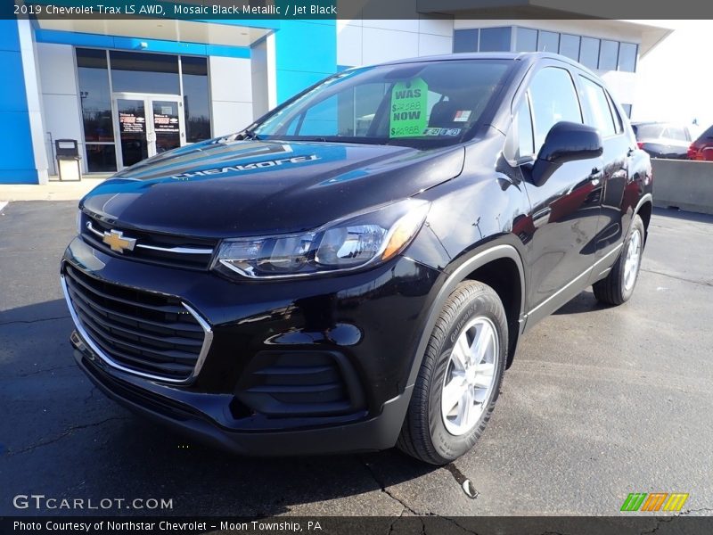 Mosaic Black Metallic / Jet Black 2019 Chevrolet Trax LS AWD