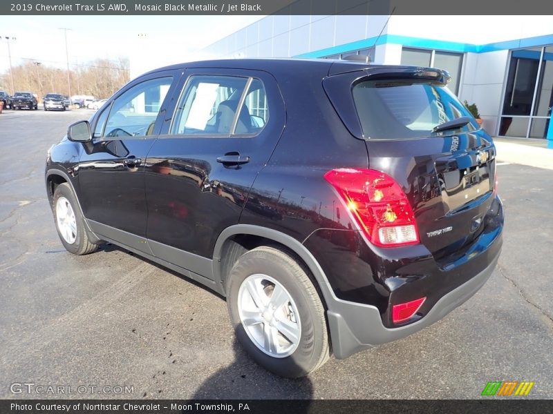 Mosaic Black Metallic / Jet Black 2019 Chevrolet Trax LS AWD