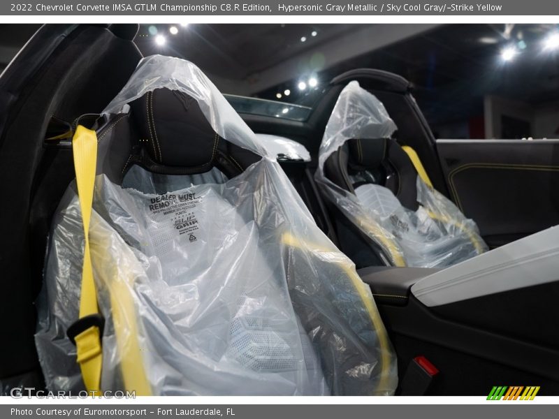 Hypersonic Gray Metallic / Sky Cool Gray/­Strike Yellow 2022 Chevrolet Corvette IMSA GTLM Championship C8.R Edition