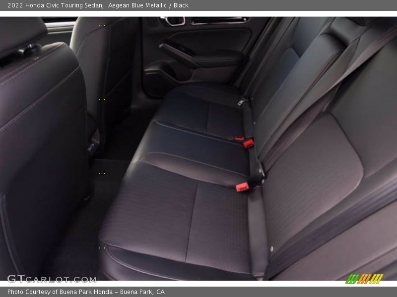 Aegean Blue Metallic / Black 2022 Honda Civic Touring Sedan