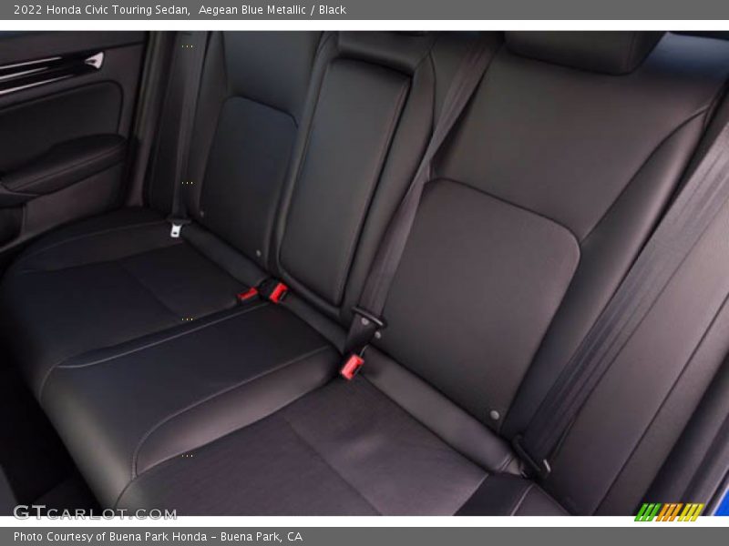 Aegean Blue Metallic / Black 2022 Honda Civic Touring Sedan