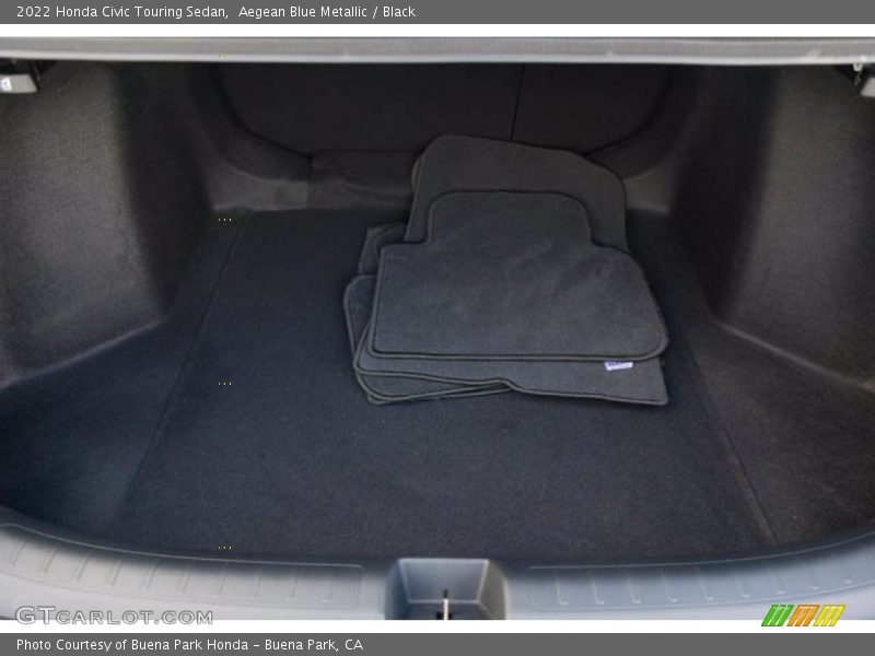 Aegean Blue Metallic / Black 2022 Honda Civic Touring Sedan