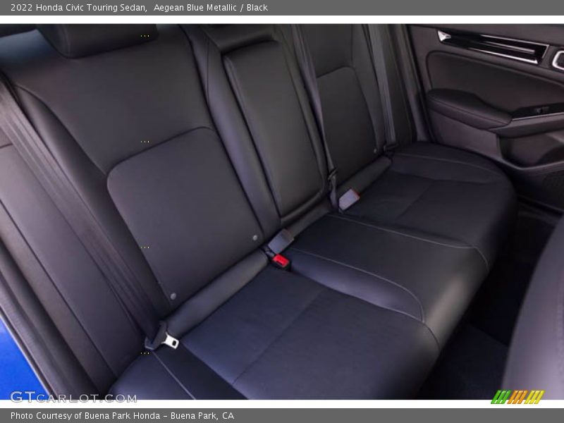 Aegean Blue Metallic / Black 2022 Honda Civic Touring Sedan