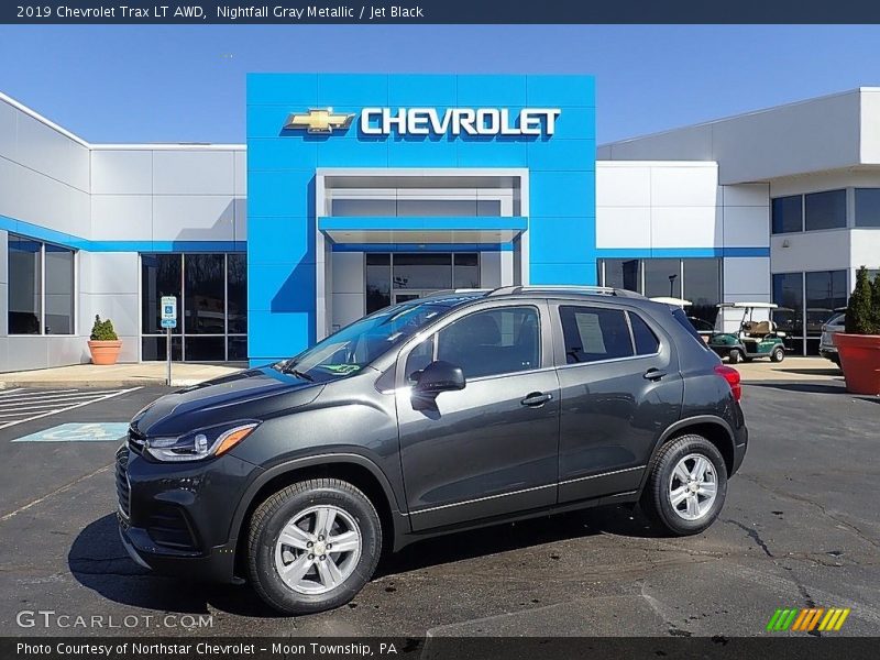 Nightfall Gray Metallic / Jet Black 2019 Chevrolet Trax LT AWD