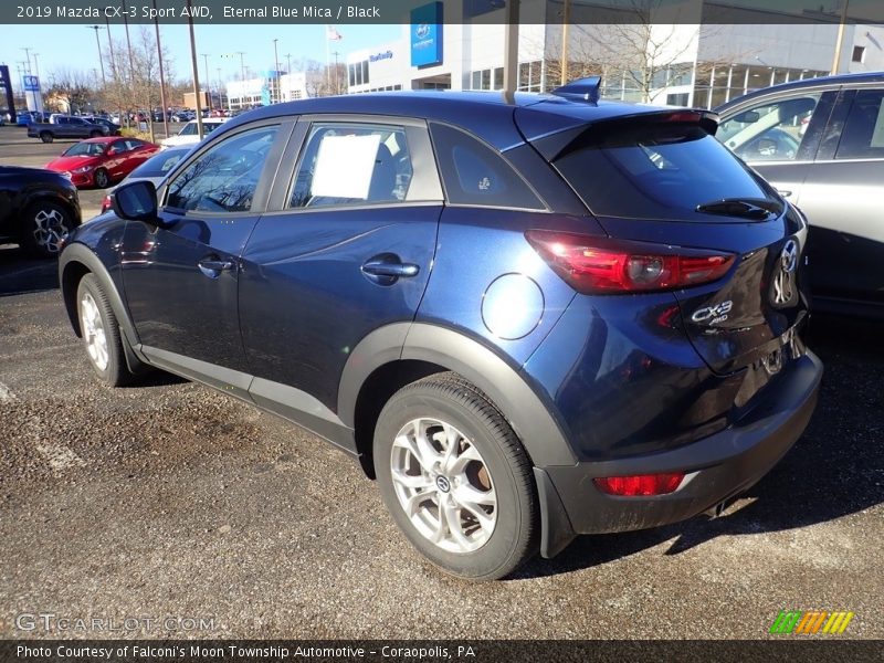 Eternal Blue Mica / Black 2019 Mazda CX-3 Sport AWD