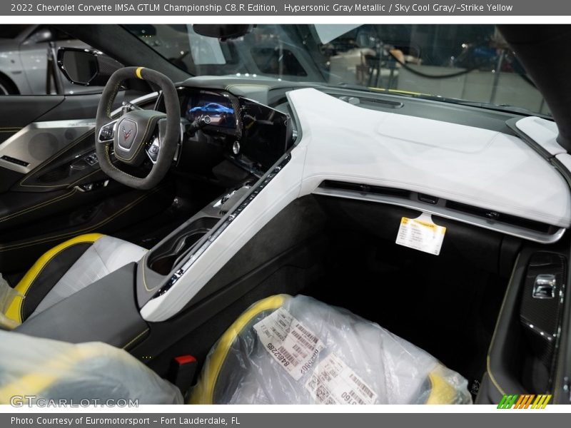 Dashboard of 2022 Corvette IMSA GTLM Championship C8.R Edition