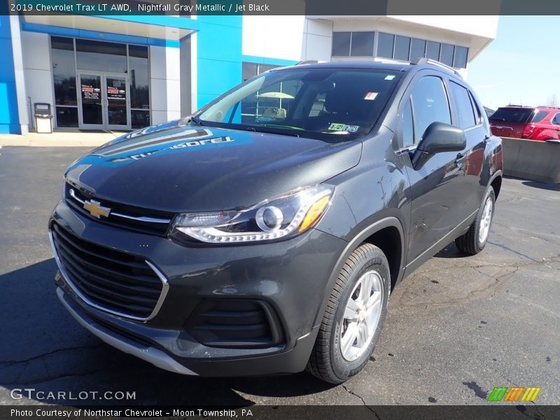 Nightfall Gray Metallic / Jet Black 2019 Chevrolet Trax LT AWD