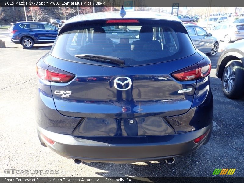 Eternal Blue Mica / Black 2019 Mazda CX-3 Sport AWD