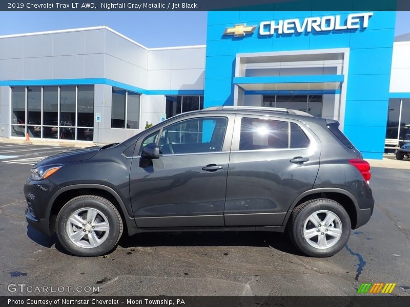 Nightfall Gray Metallic / Jet Black 2019 Chevrolet Trax LT AWD