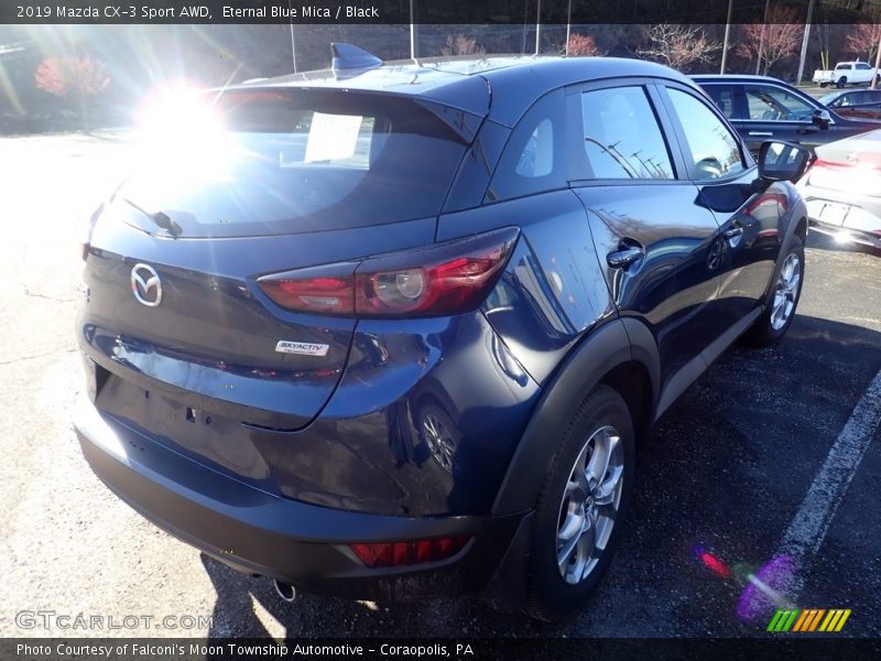 Eternal Blue Mica / Black 2019 Mazda CX-3 Sport AWD