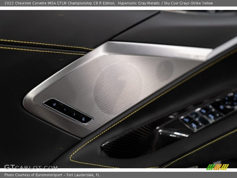 Audio System of 2022 Corvette IMSA GTLM Championship C8.R Edition