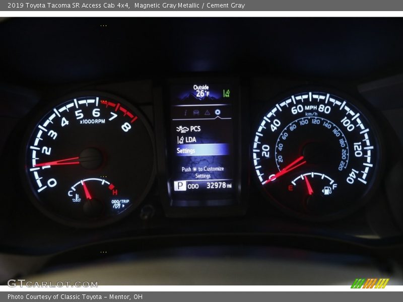 Magnetic Gray Metallic / Cement Gray 2019 Toyota Tacoma SR Access Cab 4x4