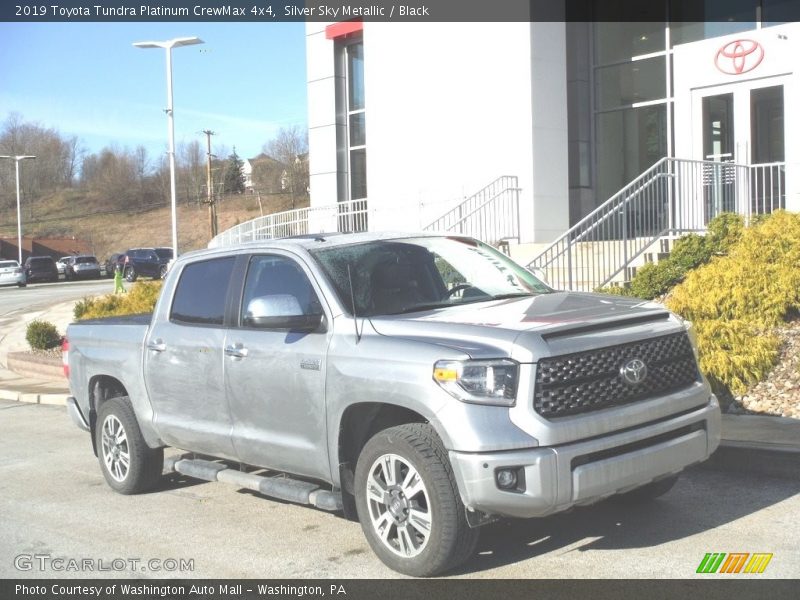 Silver Sky Metallic / Black 2019 Toyota Tundra Platinum CrewMax 4x4