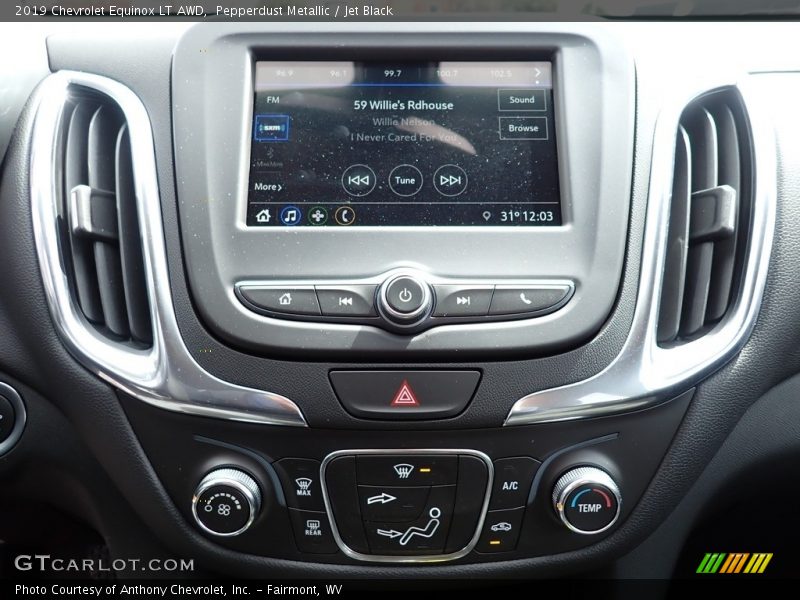 Pepperdust Metallic / Jet Black 2019 Chevrolet Equinox LT AWD