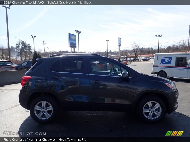 Nightfall Gray Metallic / Jet Black 2019 Chevrolet Trax LT AWD