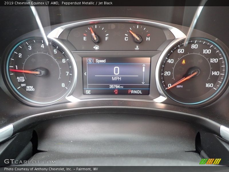 Pepperdust Metallic / Jet Black 2019 Chevrolet Equinox LT AWD