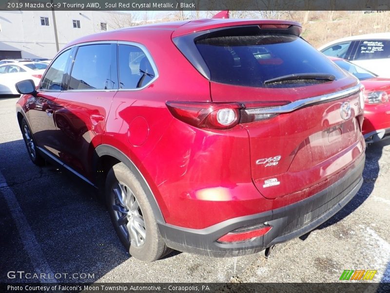 Soul Red Crystal Metallic / Black 2019 Mazda CX-9 Touring AWD