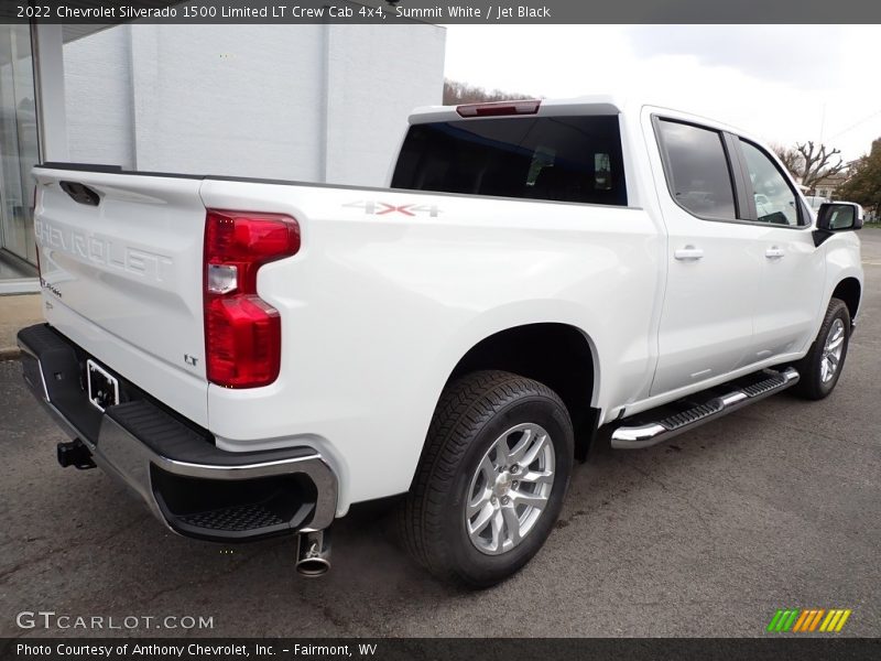 Summit White / Jet Black 2022 Chevrolet Silverado 1500 Limited LT Crew Cab 4x4