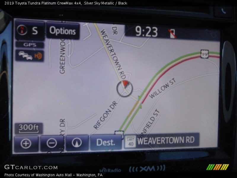 Silver Sky Metallic / Black 2019 Toyota Tundra Platinum CrewMax 4x4