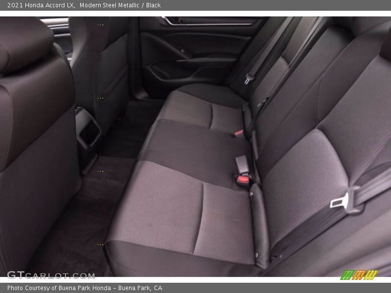 Modern Steel Metallic / Black 2021 Honda Accord LX