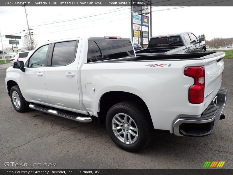 Summit White / Jet Black 2022 Chevrolet Silverado 1500 Limited LT Crew Cab 4x4