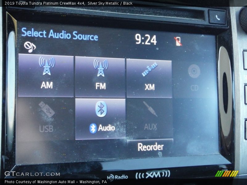 Silver Sky Metallic / Black 2019 Toyota Tundra Platinum CrewMax 4x4