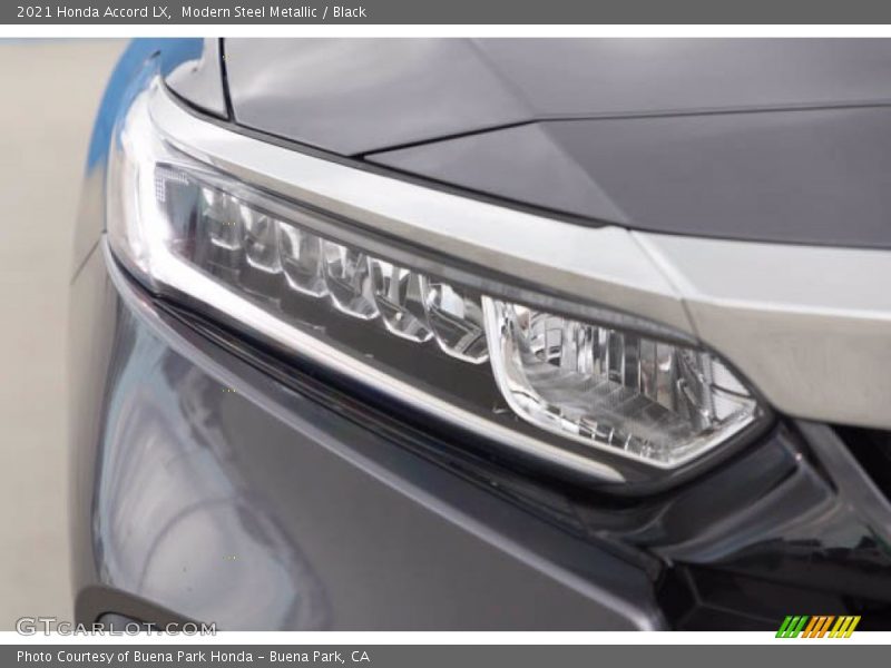 Modern Steel Metallic / Black 2021 Honda Accord LX