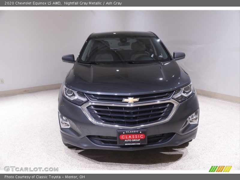 Nightfall Gray Metallic / Ash Gray 2020 Chevrolet Equinox LS AWD