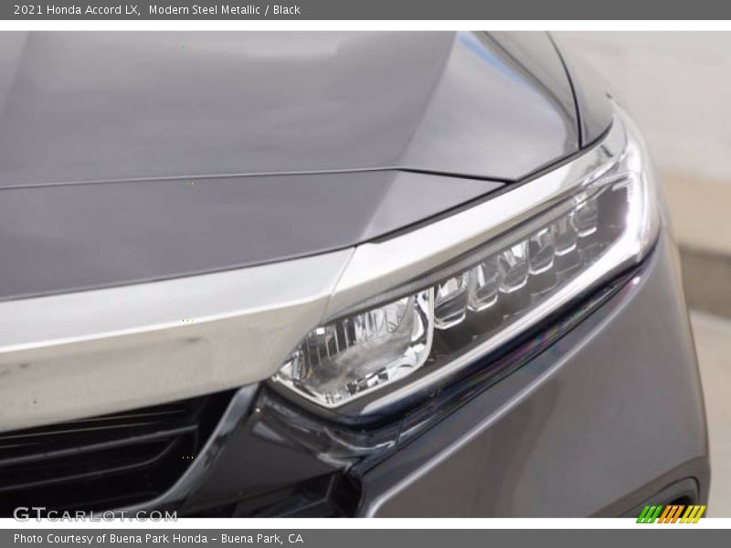 Modern Steel Metallic / Black 2021 Honda Accord LX