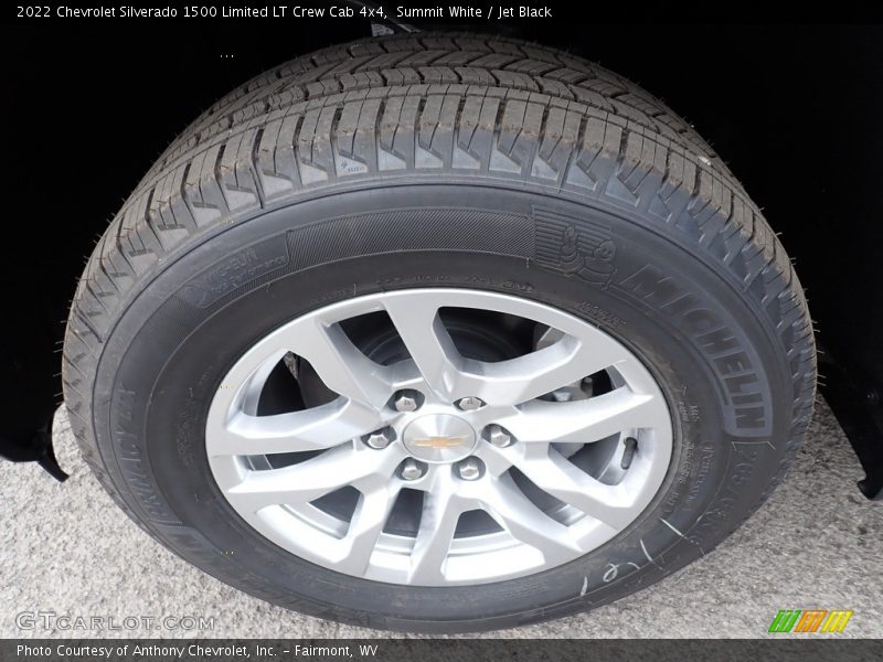 Summit White / Jet Black 2022 Chevrolet Silverado 1500 Limited LT Crew Cab 4x4