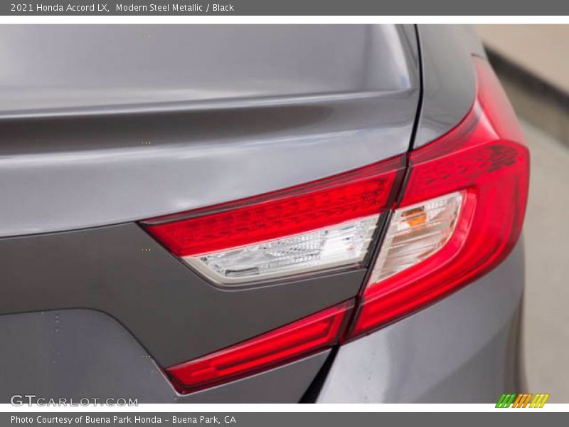 Modern Steel Metallic / Black 2021 Honda Accord LX