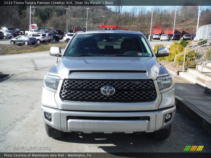Silver Sky Metallic / Black 2019 Toyota Tundra Platinum CrewMax 4x4