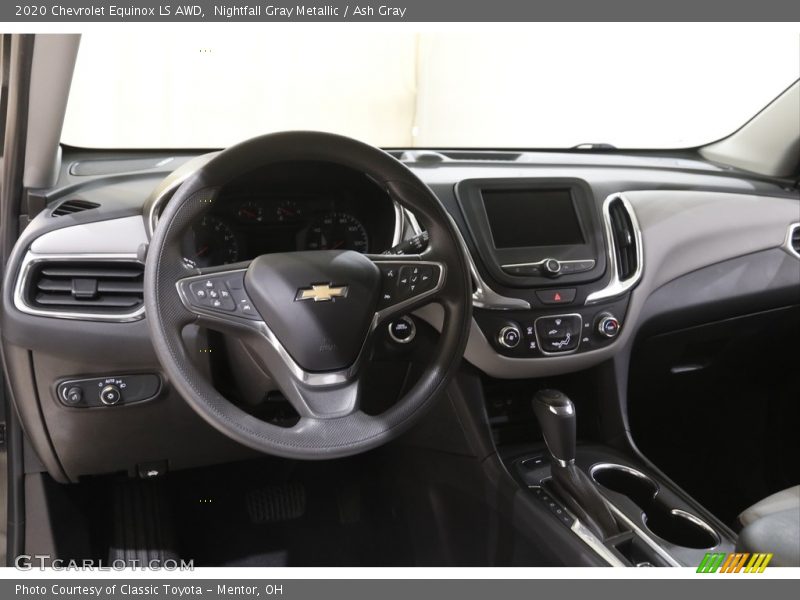 Nightfall Gray Metallic / Ash Gray 2020 Chevrolet Equinox LS AWD