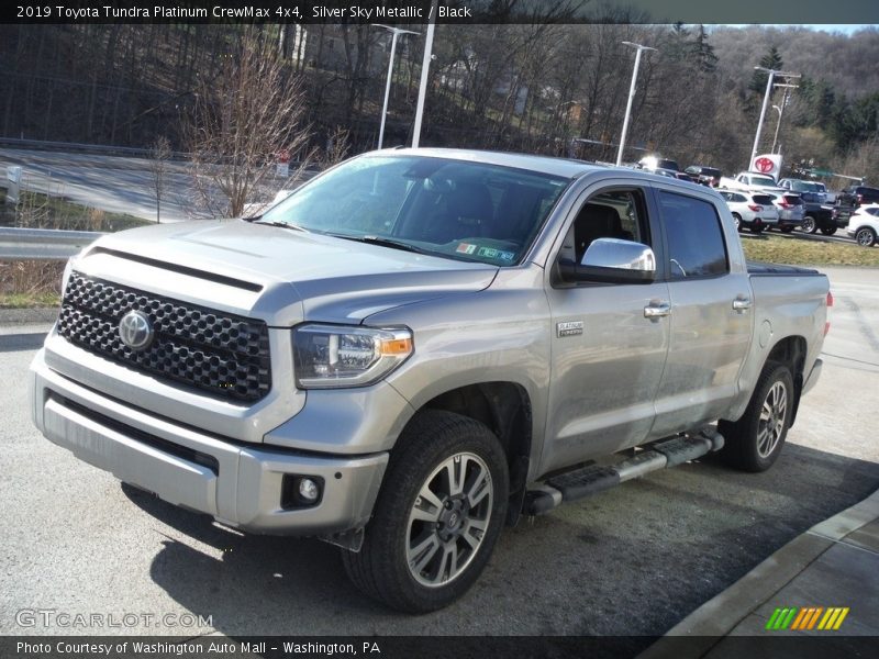 Silver Sky Metallic / Black 2019 Toyota Tundra Platinum CrewMax 4x4