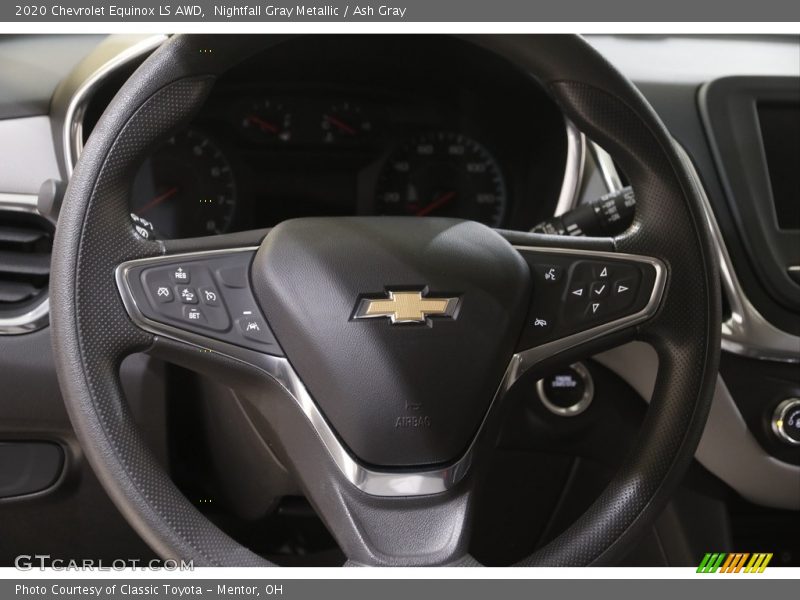 Nightfall Gray Metallic / Ash Gray 2020 Chevrolet Equinox LS AWD