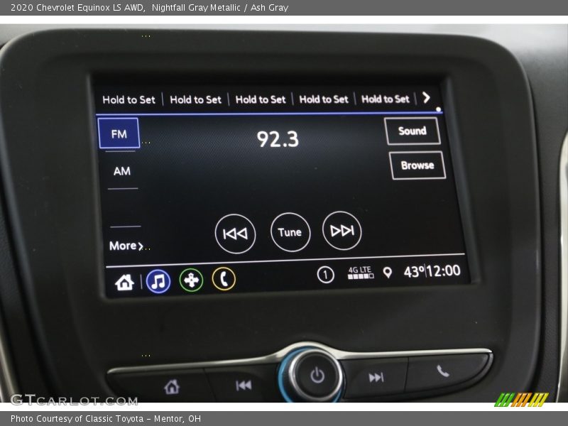 Nightfall Gray Metallic / Ash Gray 2020 Chevrolet Equinox LS AWD