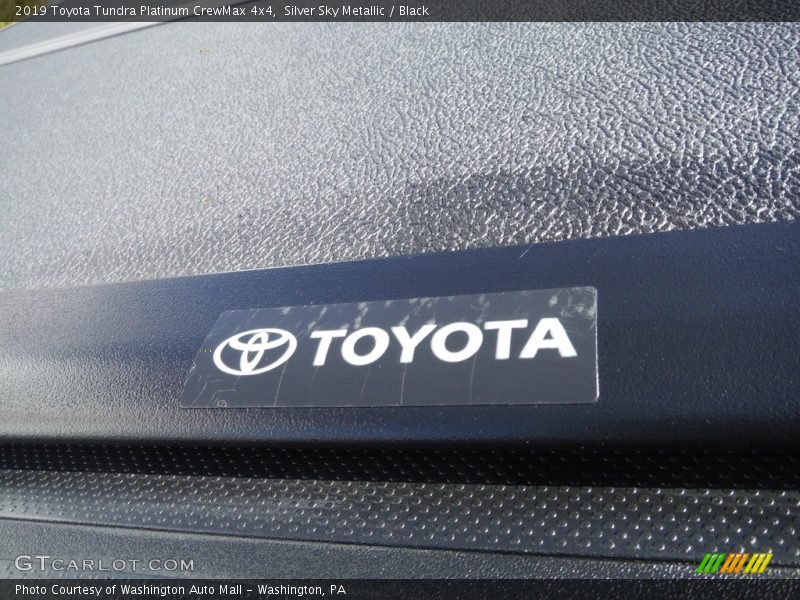 Silver Sky Metallic / Black 2019 Toyota Tundra Platinum CrewMax 4x4