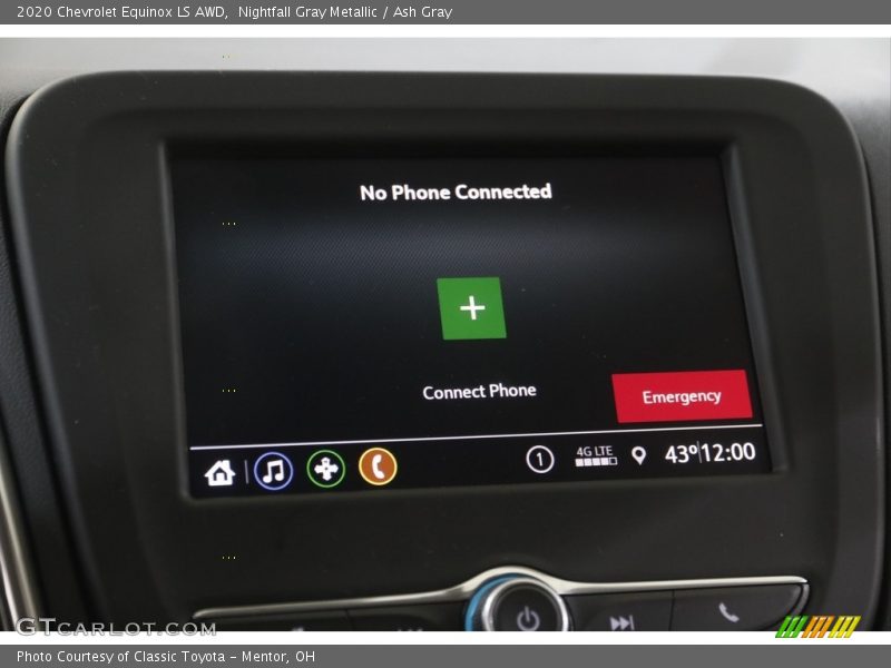 Nightfall Gray Metallic / Ash Gray 2020 Chevrolet Equinox LS AWD