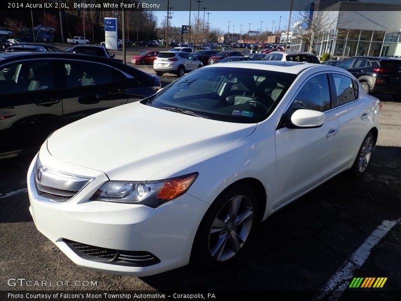 Bellanova White Pearl / Ebony 2014 Acura ILX 2.0L