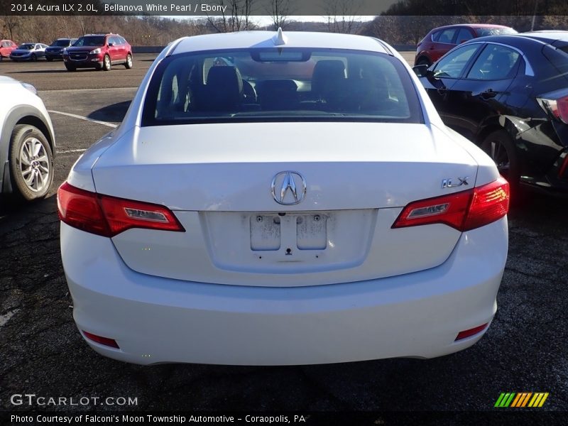 Bellanova White Pearl / Ebony 2014 Acura ILX 2.0L