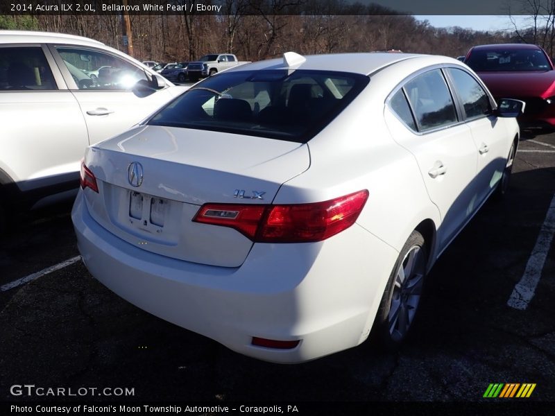 Bellanova White Pearl / Ebony 2014 Acura ILX 2.0L