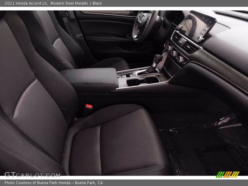 Modern Steel Metallic / Black 2021 Honda Accord LX