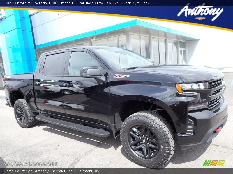 Black / Jet Black 2022 Chevrolet Silverado 1500 Limited LT Trail Boss Crew Cab 4x4