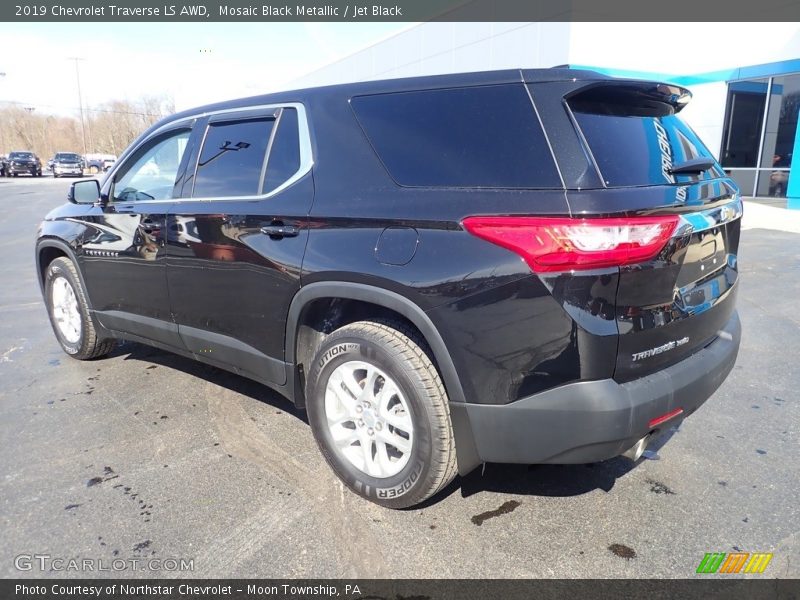 Mosaic Black Metallic / Jet Black 2019 Chevrolet Traverse LS AWD