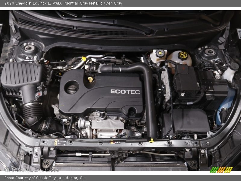 Nightfall Gray Metallic / Ash Gray 2020 Chevrolet Equinox LS AWD