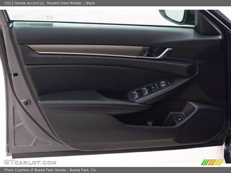 Modern Steel Metallic / Black 2021 Honda Accord LX